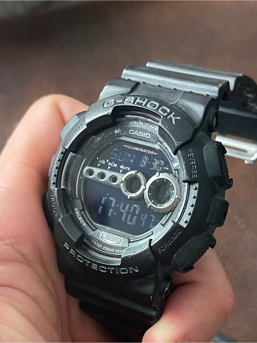 Casio G-Shock Black Digital Resin Watch